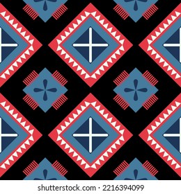 seamless Thai pattern, beautiful traditional oriental ethnic geometric pattern Embroidery Abstract Vector Illustration Texture Design Fabric Clothing Wrapping Carpet