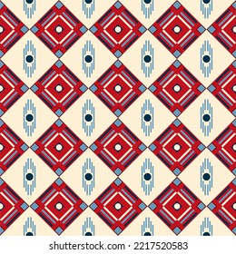 seamless Thai pattern, beautiful traditional oriental ethnic geometric pattern Embroidery Abstract Vector Illustration Texture Design Fabric Clothing Wrapping Carpet