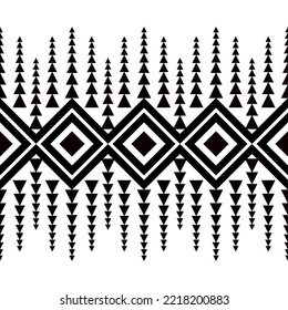 seamless Thai pattern, beautiful traditional oriental ethnic geometric pattern Embroidery Abstract Vector Illustration Texture Design Fabric Clothing Wrapping Carpet