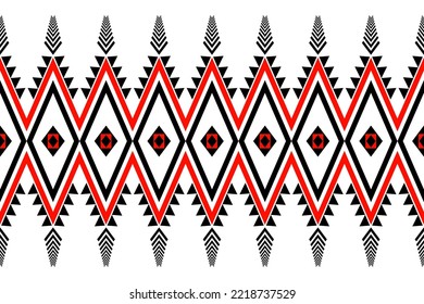 seamless Thai pattern, beautiful traditional oriental ethnic geometric pattern Embroidery Abstract Vector Illustration Texture Design Fabric Clothing Wrapping Carpet