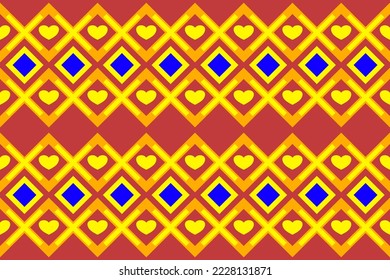 nahtlose thailändische Muster schöne traditionelle orientalische ethnische geometrische Muster Stickerei, abstrakte, Textur, Design, Stoff, Kleidung, Wrapper, Teppich, Geometrie