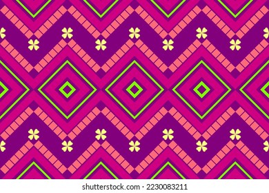 patrón tailandés sin costura bello patrón geométrico tradicional oriental bordado, abstracto, textura, diseño, tela, ropa, envoltura, alfombra, geometría