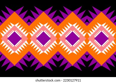 nahtlose thailändische Muster schöne traditionelle orientalische ethnische geometrische Muster Stickerei, abstrakte, Textur, Design, Stoff, Kleidung, Wrapper, Teppich, Geometrie