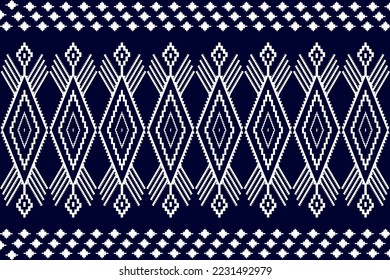 seamless thai pattern beautiful traditional oriental ethnic geometric pattern embroidery, abstract, texture, design, fabric, clothing, wrap, rug, vector illustration.