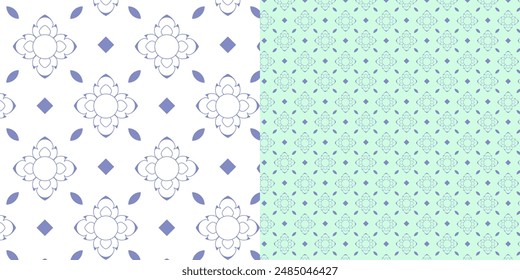 Patrón tailandés sin costuras sobre un fondo blanco. El concepto de los patrones culturales tradicionales tailandeses. Diseño plano. Ilustración vectorial.