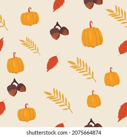 seamless thanksgiving day pattern suitable for Fashion, interior, wrapping, wallpaper, packaging 