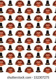 seamless thanksgiving pattern design. vector illustration