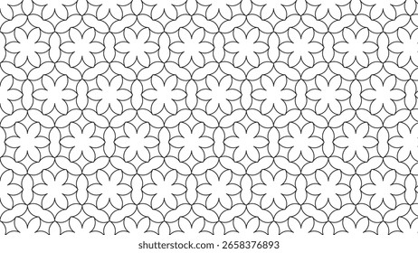Seamless thin line abstract vector tile in geometric style with bright white background, ideal for high-end digital interfaces, product packaging, and clean modern surface design