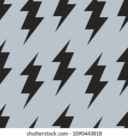 Seamless thunder pattern, vector illustration