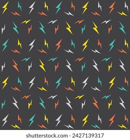 seamless thunderstorm background vector element design template web