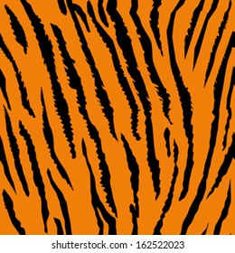 Seamless Tiger Fur Pattern 