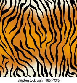 Seamless Tiger Skin