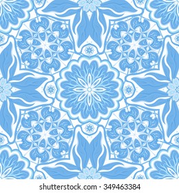 Seamless tile background, Arabic, Indian patterns