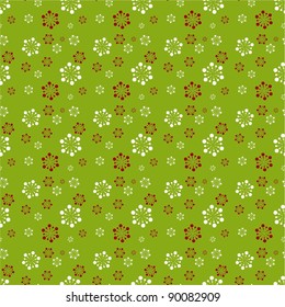 Seamless tile Christmas snowflake background