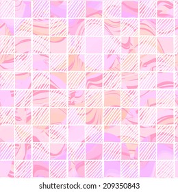 Seamless tile hand drawn pattern with delicate stains