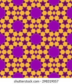 Seamless Tile of Islamic Style.