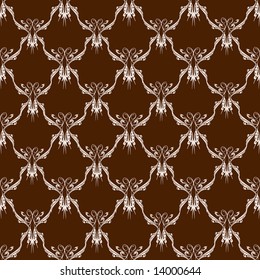 Seamless Tile with Lace Design