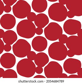Seamless tile of modern spot design for fashion and interior fabric prints or repeated backgrounds