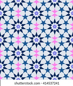 Seamless Tile Pattern of Islamic Style.