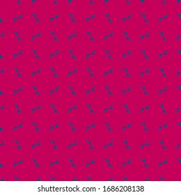 Seamless of tile pattern vector. Design particles blue on red. Design print for illustration, texture, wallpaper, background. Set 3