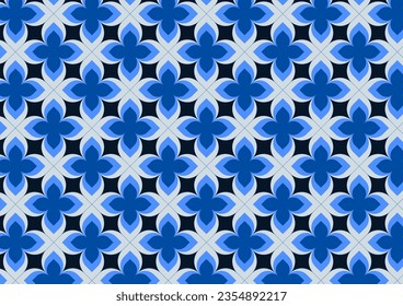 Seamless tile pattern vector design