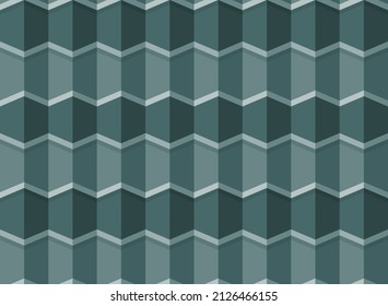 Seamless tile roof. Textured pattern of repeat ceramic rooftop. Clay tiles texture of house covering. Shingles illustration