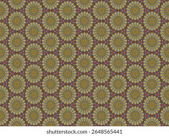 Seamless Tile Visual Fabric Template Background Wallpaper Symmetric Fashion Art Perspective Geometric Graphic Cloth Design Endless Digital Shape Interior Luxury Decoration Texture Textile Pattern.
