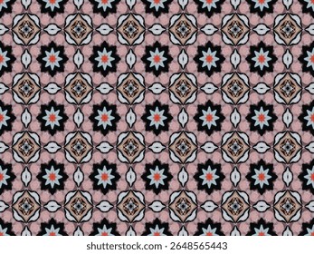 Telha sem costura modelo de tecido visual fundo papel de parede simétrico moda arte perspectiva geométrica pano design sem fim forma digital interior decoração luxuoso padrão têxtil.