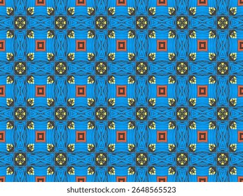 Telha sem costura modelo de tecido visual fundo papel de parede simétrico moda arte perspectiva geométrica pano design sem fim forma digital interior decoração luxuoso padrão têxtil.