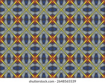 Telha sem costura modelo de tecido visual fundo papel de parede simétrico moda arte perspectiva geométrica pano design sem fim forma digital interior decoração luxuoso padrão têxtil.