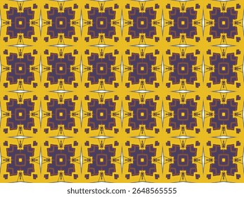 Telha sem costura modelo de tecido visual fundo papel de parede simétrico moda arte perspectiva geométrica pano design sem fim forma digital interior decoração luxuoso padrão têxtil.