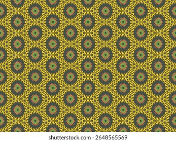 Telha sem costura modelo de tecido visual fundo papel de parede simétrico moda arte perspectiva geométrica pano design sem fim forma digital interior decoração luxuoso padrão têxtil.