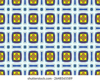 Telha sem costura modelo de tecido visual fundo papel de parede simétrico moda arte perspectiva geométrica pano design sem fim forma digital interior decoração luxuoso padrão têxtil.