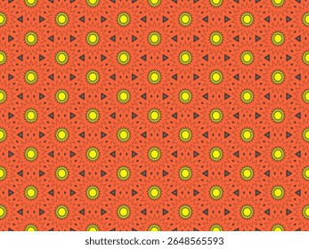 Telha sem costura modelo de tecido visual fundo papel de parede simétrico moda arte perspectiva geométrica pano design sem fim forma digital interior decoração luxuoso padrão têxtil.