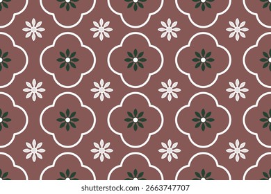 Patrón de decoración de azulejos y paredes sin costura