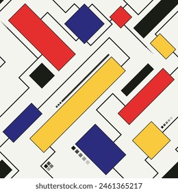 Nahtlose Fliese de stijl Abstrakte geometrische Muster