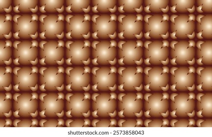 Seamless tileable decorative leather background pattern