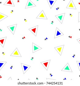 seamless tileable pattern with geomatrical shapes 