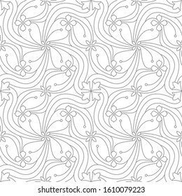 Seamless tileable repeat pattern in vector format. The line / stroke width are all adjustable. the background is transparent, easy to use and to edit.