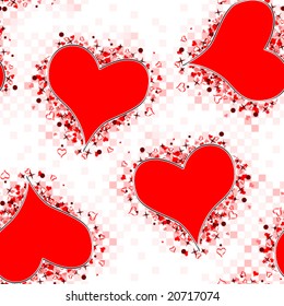 Seamless tileable valentine pattern