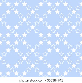 Simple Abstract Blue White Stars Vector Stock Vector (Royalty Free ...