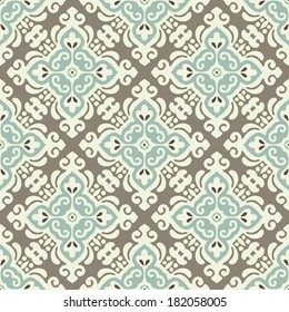 Seamless tiled pattern vector design