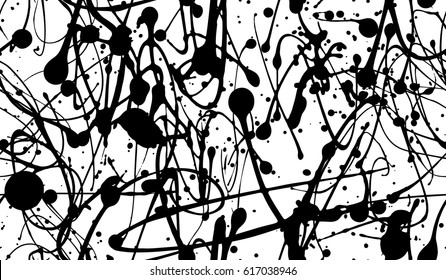 Seamless Tiled Splatter Paint Pattern