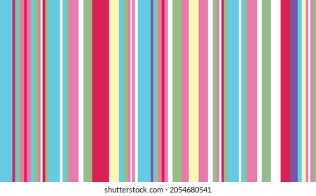 Seamless tiled of stripe textile design for fashion and interior fabric printing
