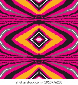 Seamless tiled zebra skin pattern. Abstract animal stripes print.