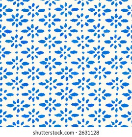 Seamless tiling, hand painted pattern. Part of a seamless tiling collection.