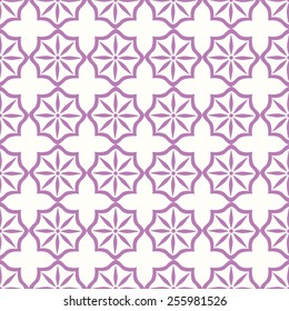 Seamless Tiling Pattern Moroccan Style