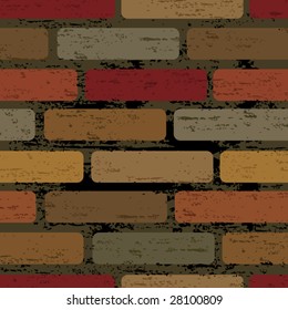 Seamless tiling print patterns of decoration brick wall style. Created especially to look at their best when tiled.
