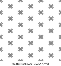 Seamless tillable black and white square background texture. Celtic knot seamless pattern. Vector illustration