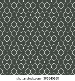 Seamless timber green woven pattern vector